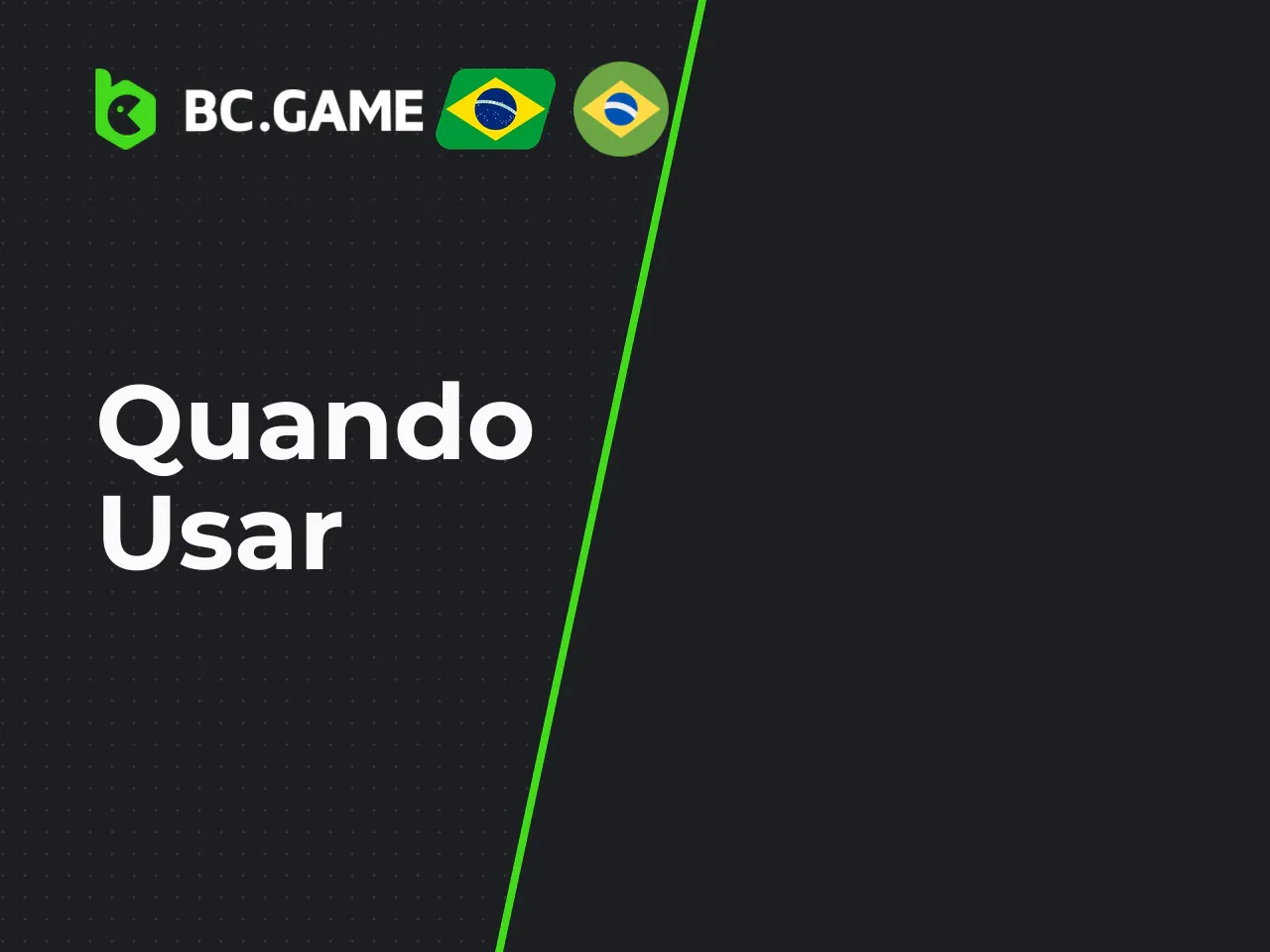 Quando usar o app e quando