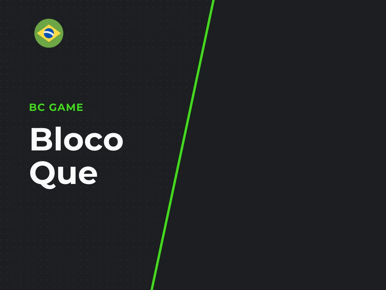 Jogo responsável o bloco que não